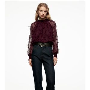Zara Fringed Blouse